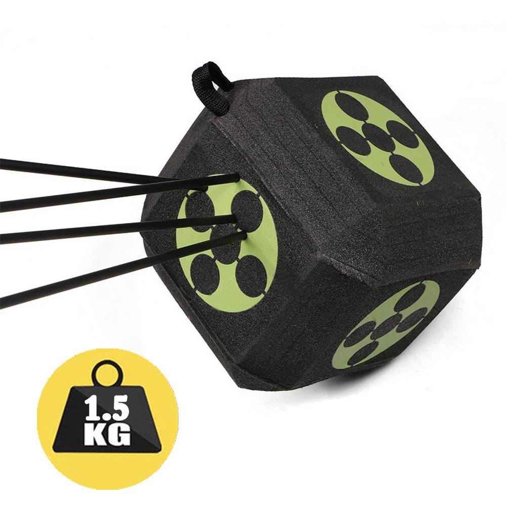 CUBE EVA TARGET (AVAILABLE ON 6 SIDES) + ARROW DELIVERY